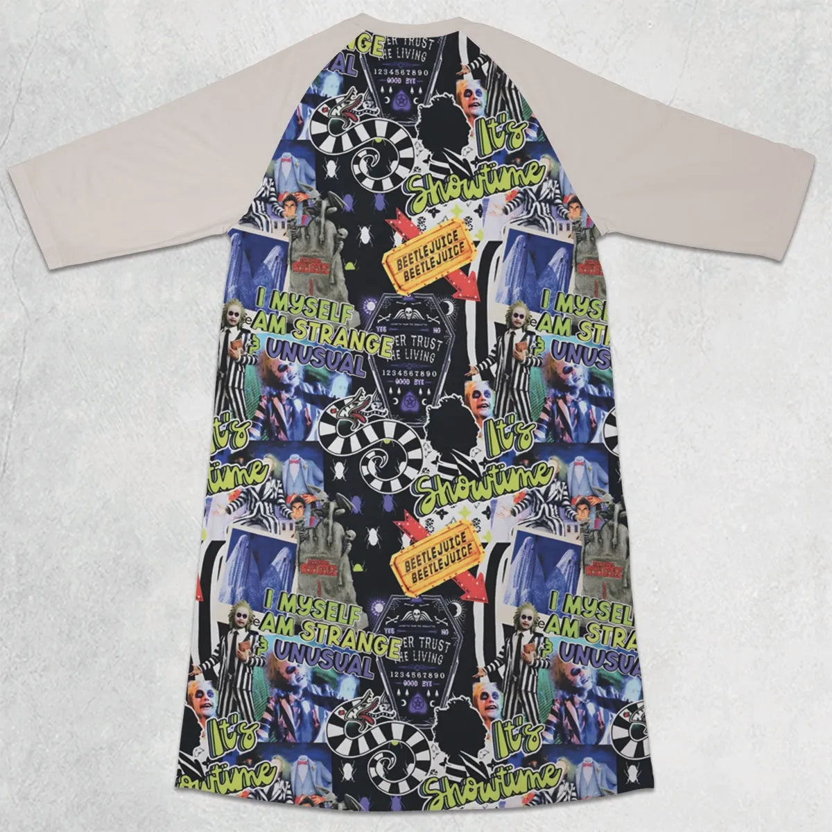 3/4 Sleeve Raglan Dress - H3L3KQ2J