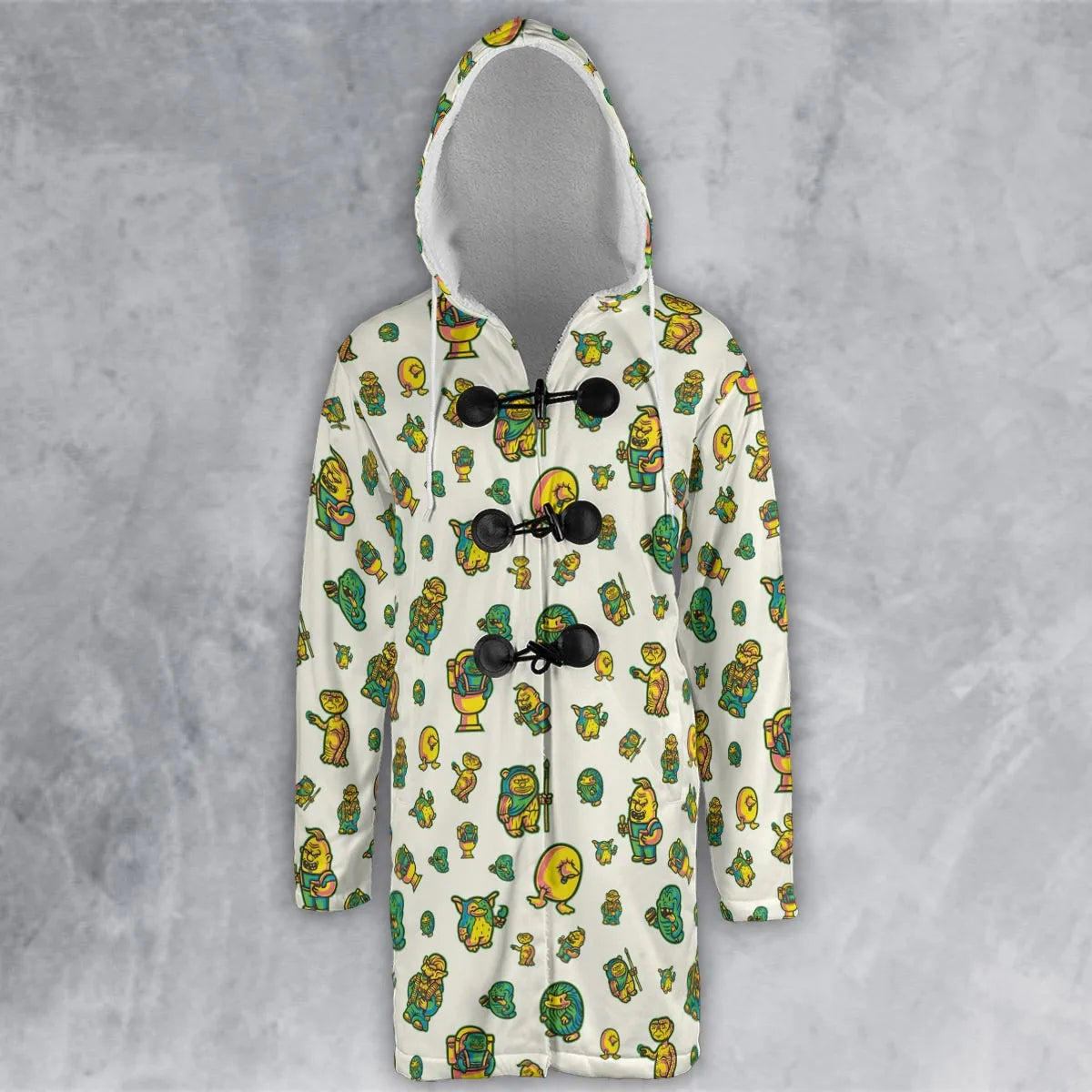 Hooded Cloak Coat - 43LDLNHW