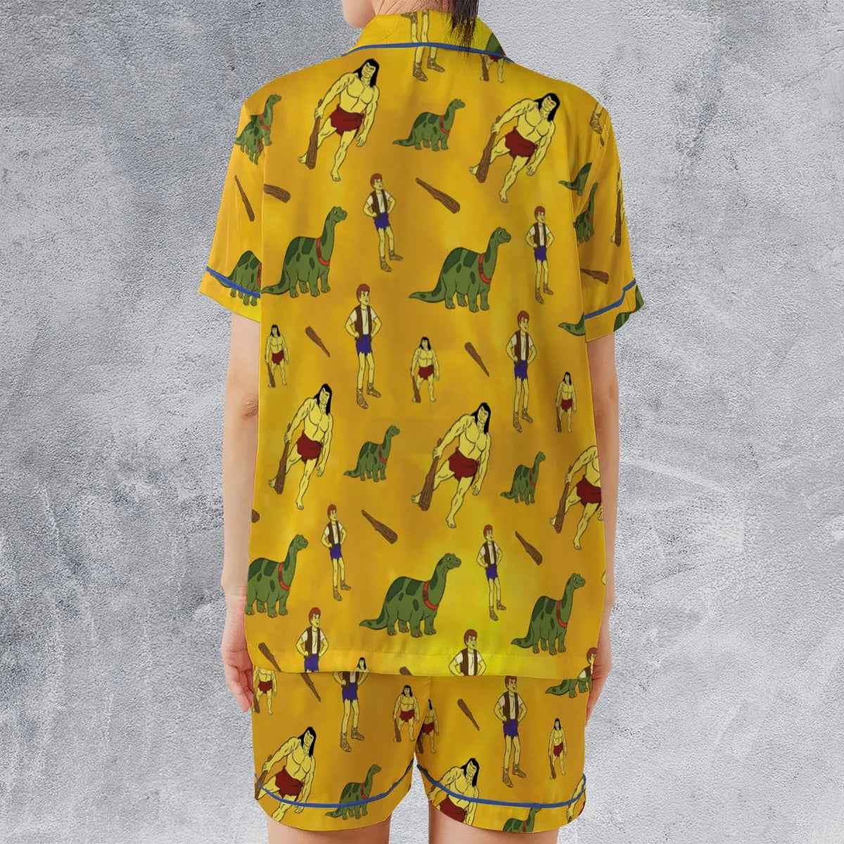Satin Short-Sleeve Pajamas Set - 9VU3Y52X