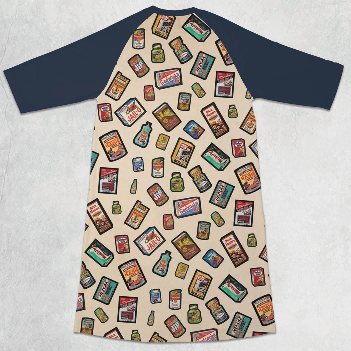 3/4 Sleeve Raglan Dress - PC2XN6J9