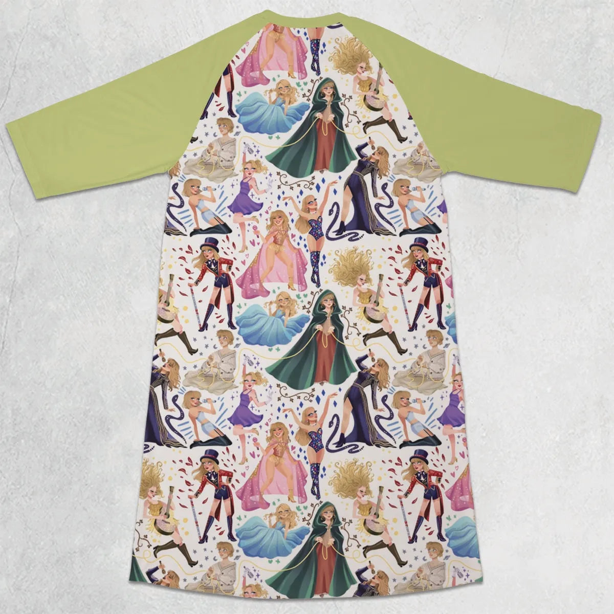 3/4 Sleeve Raglan Dress - VMKC6C2T