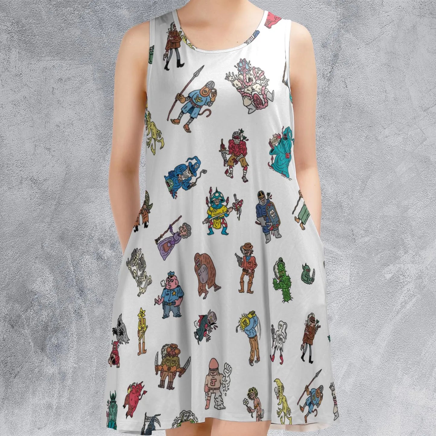 Sleeveless Dress - 4C5J1WTC