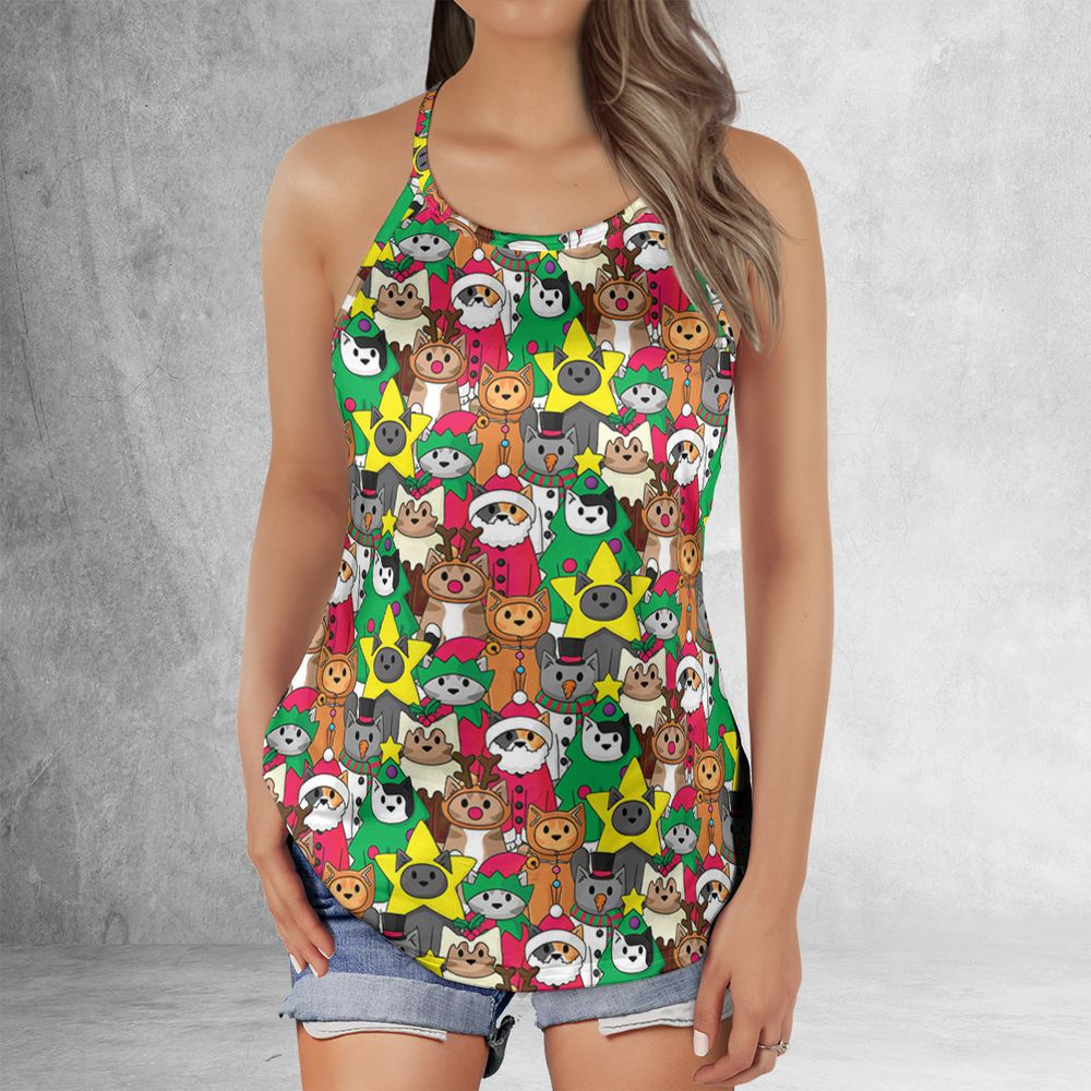 Criss Cross Tank Top - 93MUEN6M -  - 2
