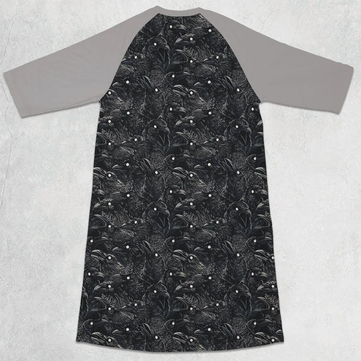 3/4 Sleeve Raglan Dress - Y84PNYUM