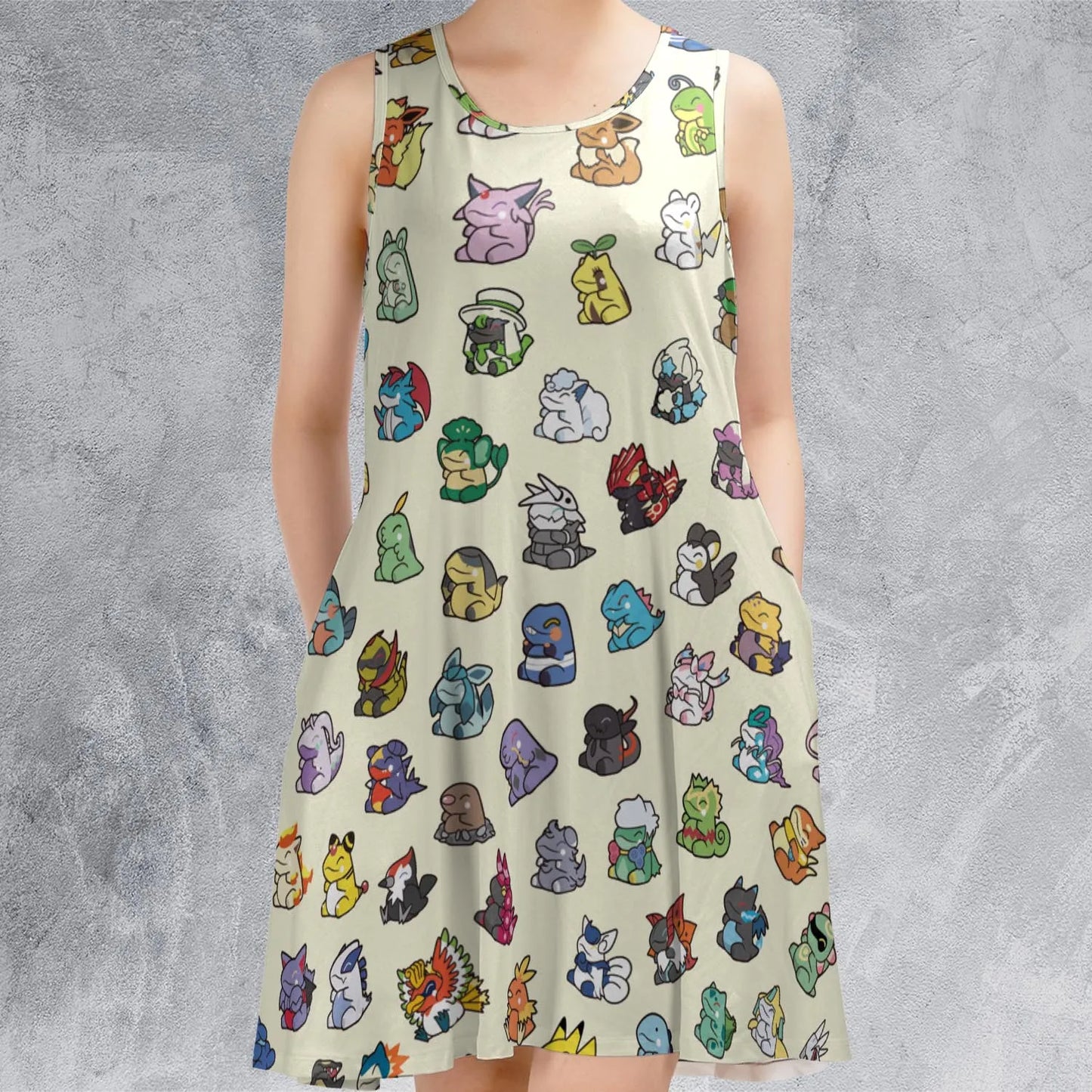 Sleeveless Dress - YGX61BJQ