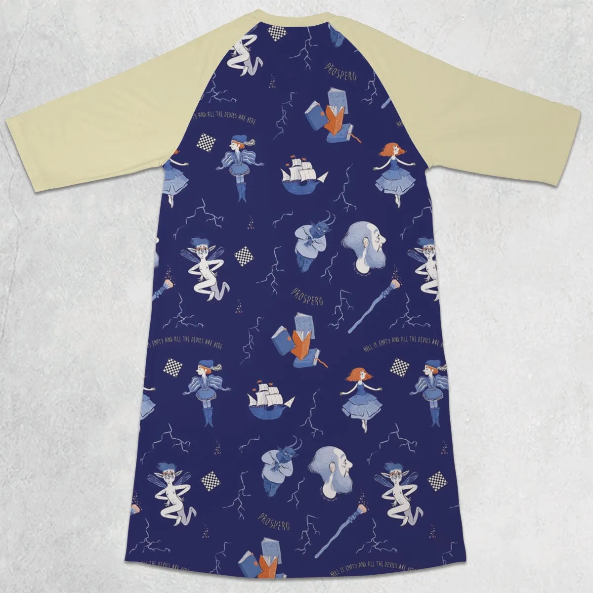 3/4 Sleeve Raglan Dress - RGYQ2NK5
