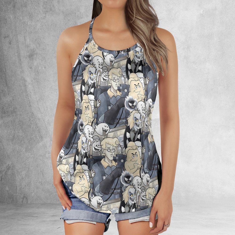 Criss Cross Tank Top - R7NRE4ZH -  - 2