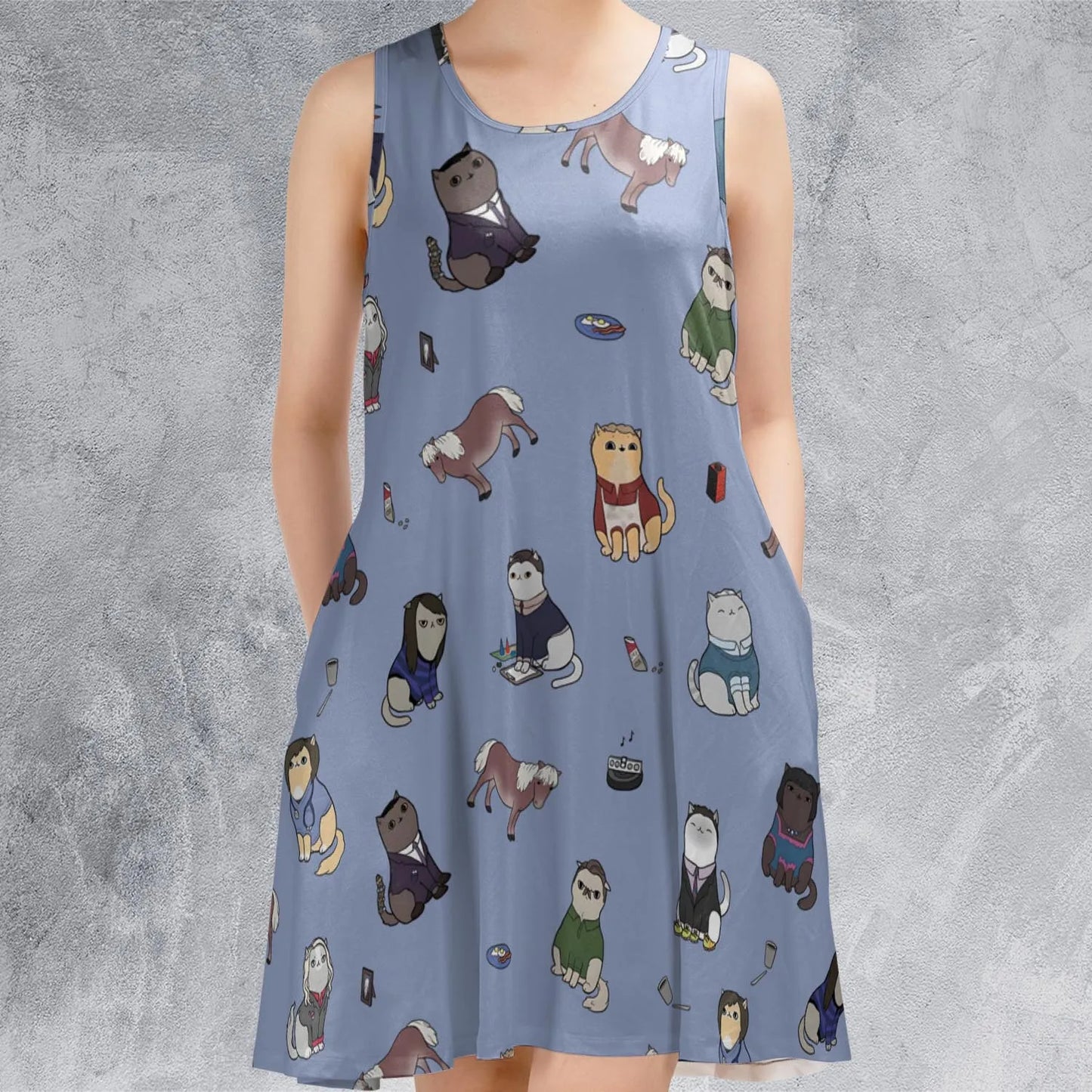 Sleeveless Dress - XWRZTQ2A