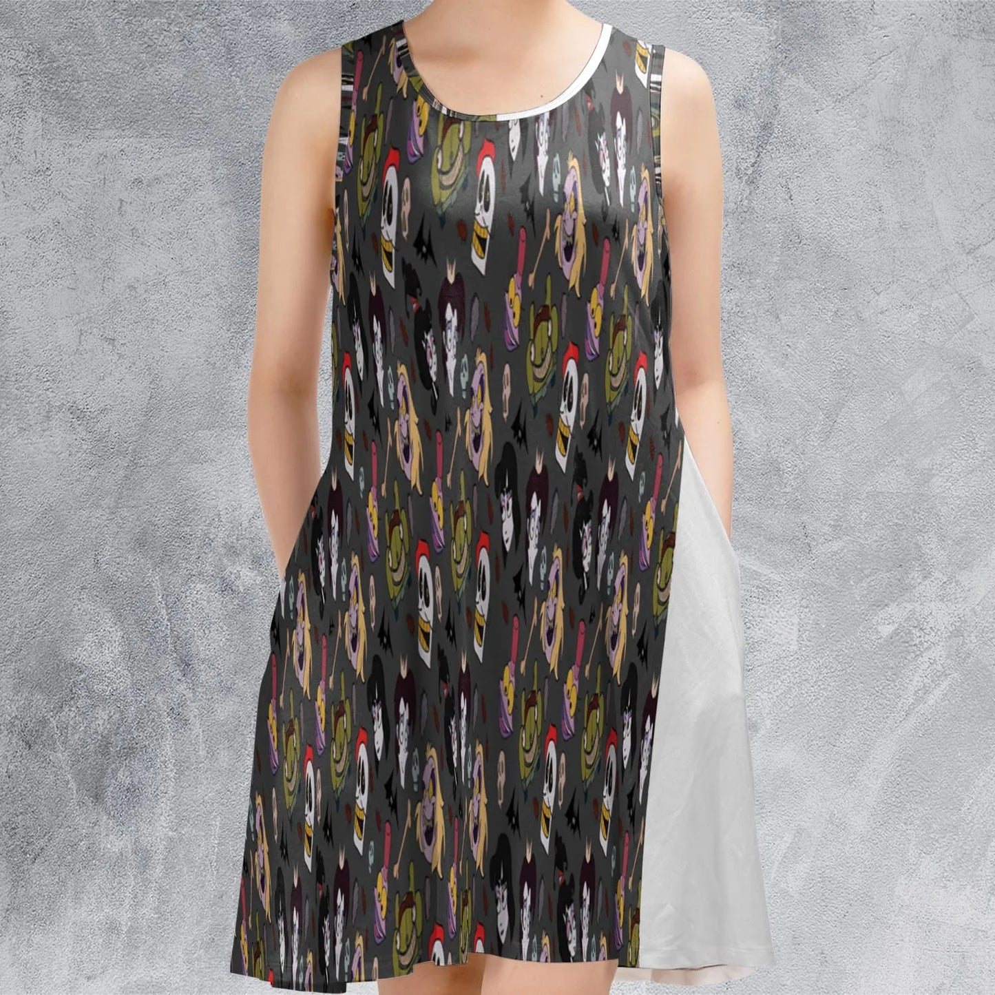 Sleeveless Dress - V839FH6F