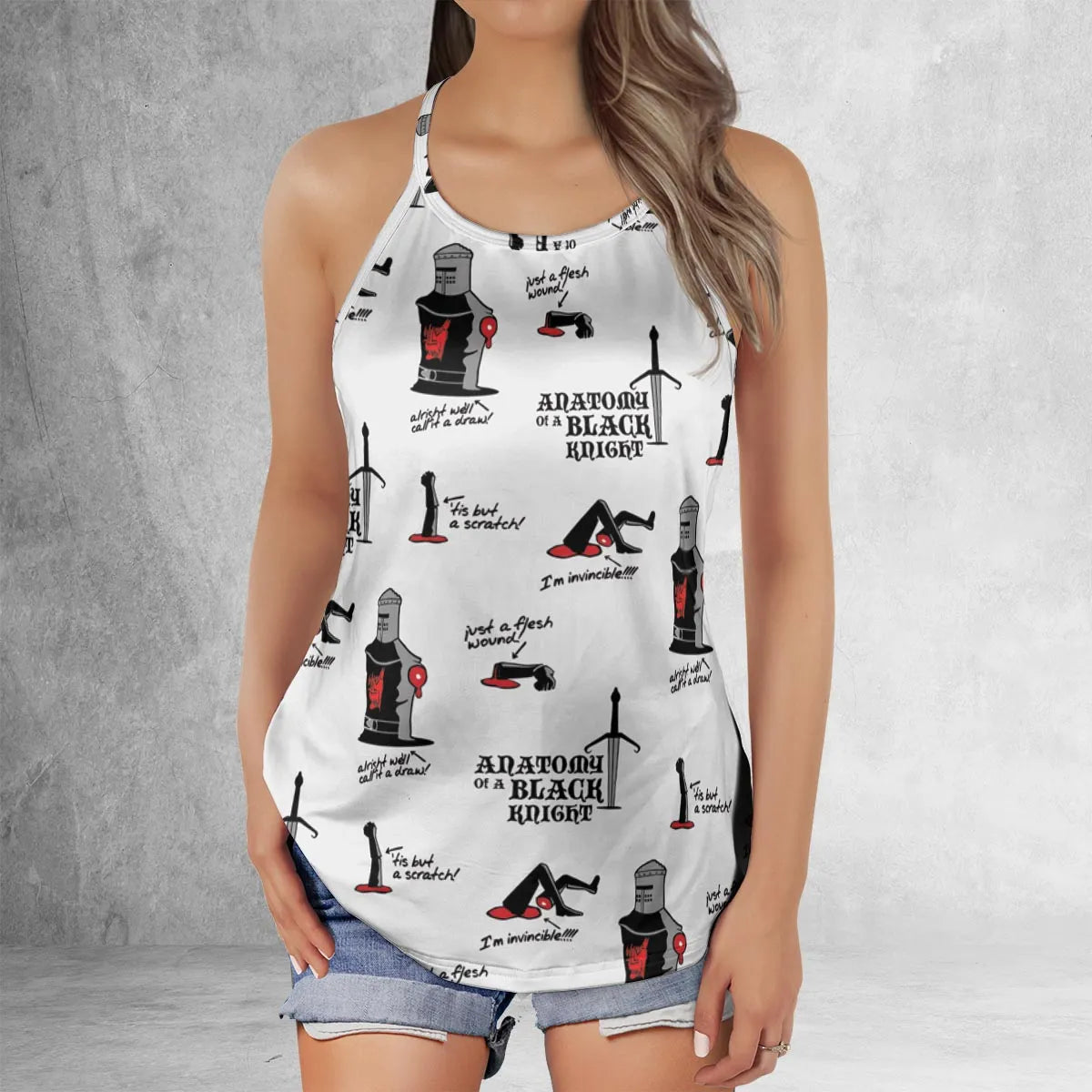 Criss Cross Tank Top - GX3XFVWH