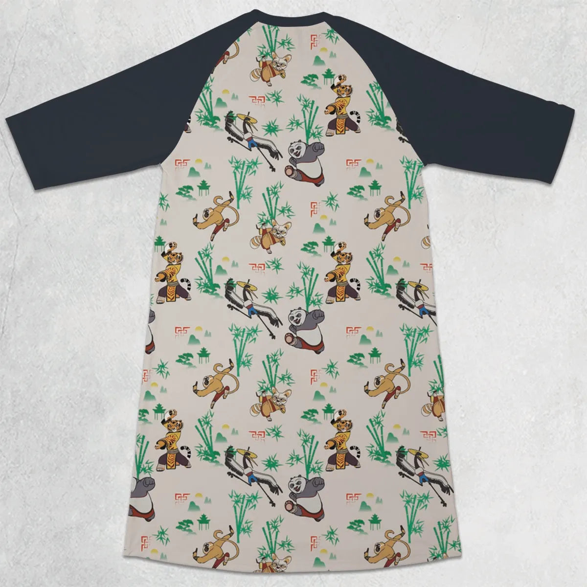 3/4 Sleeve Raglan Dress - 5RKZ4R2Q