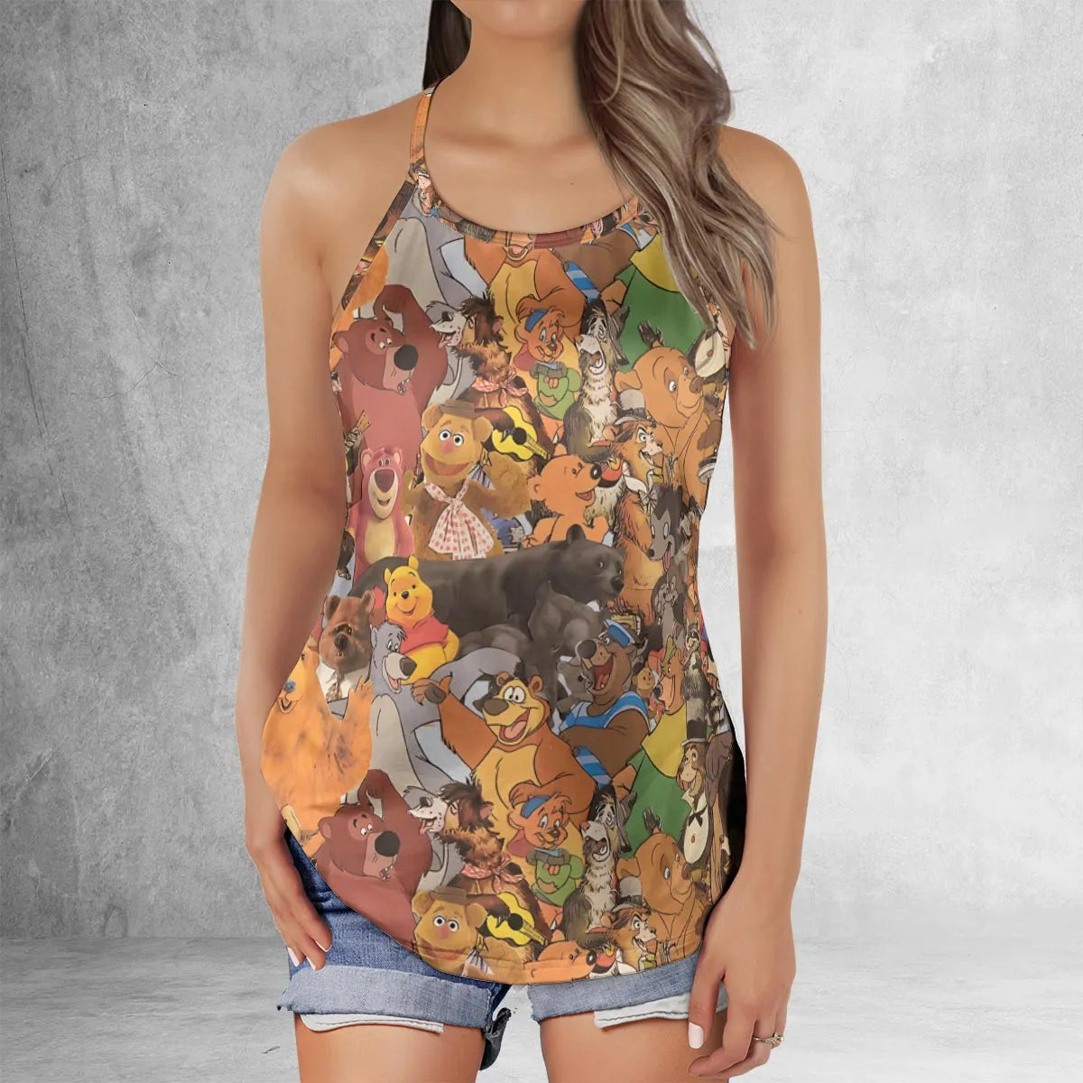 Criss Cross Tank Top - YX5HJGSH