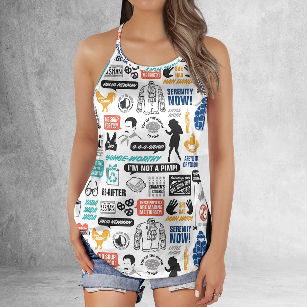 Criss Cross Tank Top - B1PA5LT3 -  - 2