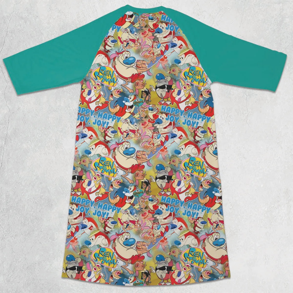 3/4 Sleeve Raglan Dress - ZL1C1Q2X
