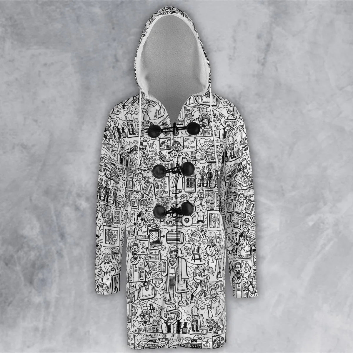 Hooded Cloak Coat - QDSHHLX1