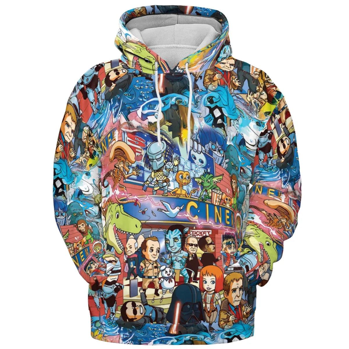 All-over Print Hoodie - GRKWFTFT