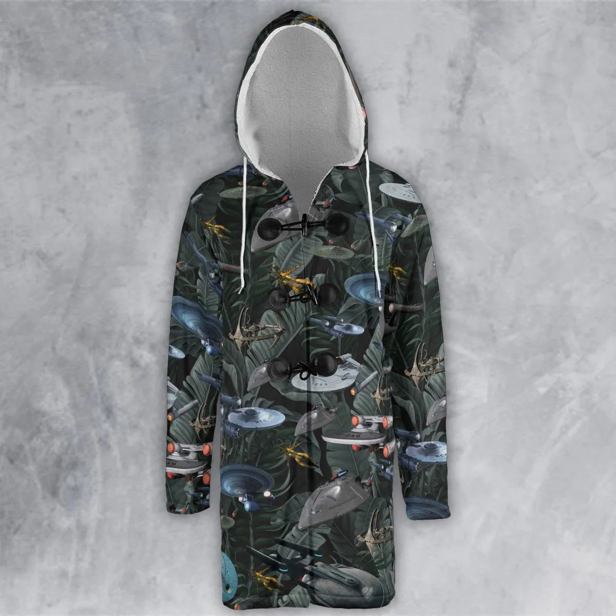 Hooded Cloak Coat - 571C38AK