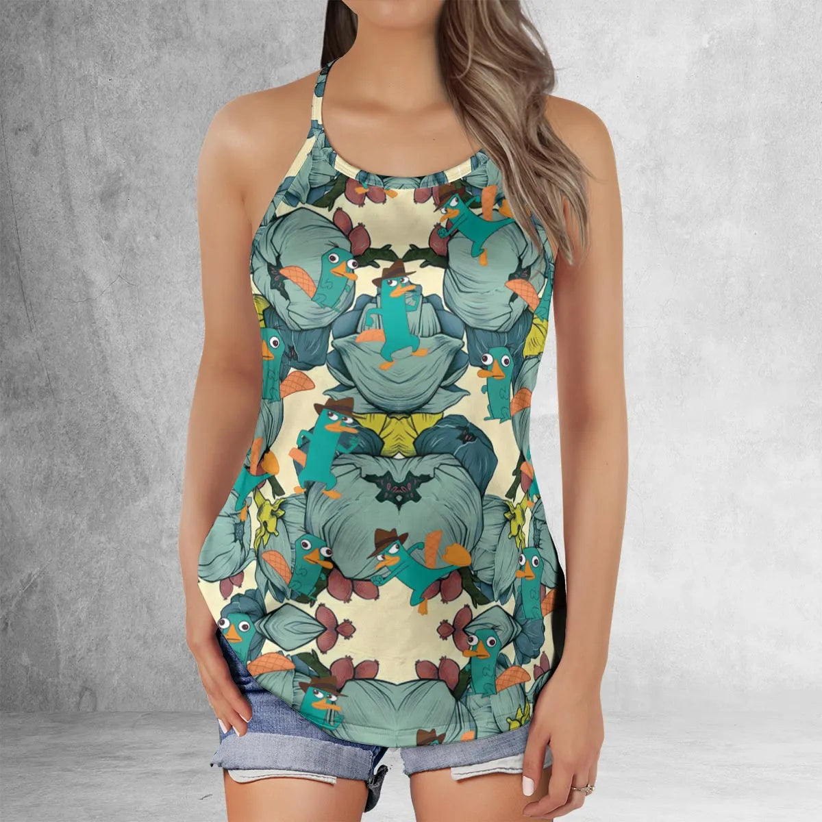 Criss Cross Tank Top - 77YXE1S6
