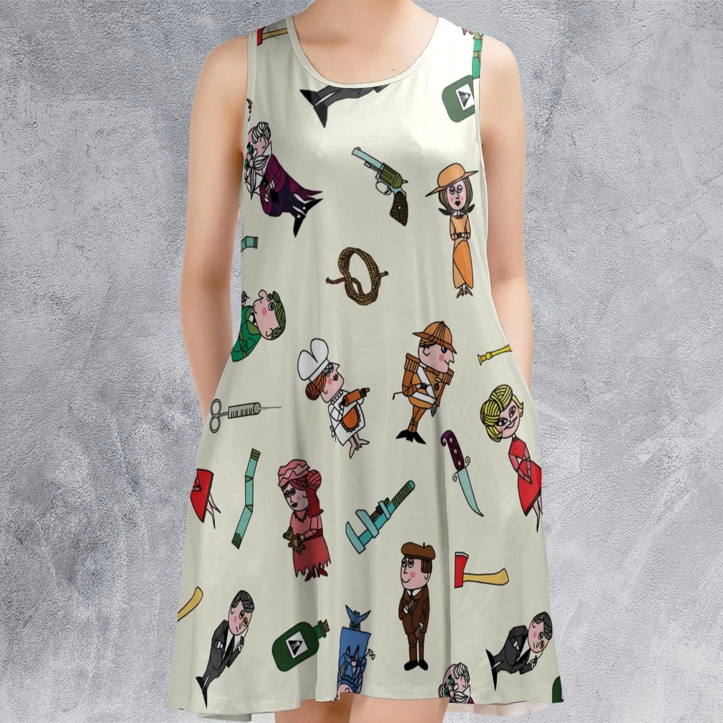 Sleeveless Dress - D5E54M3Q