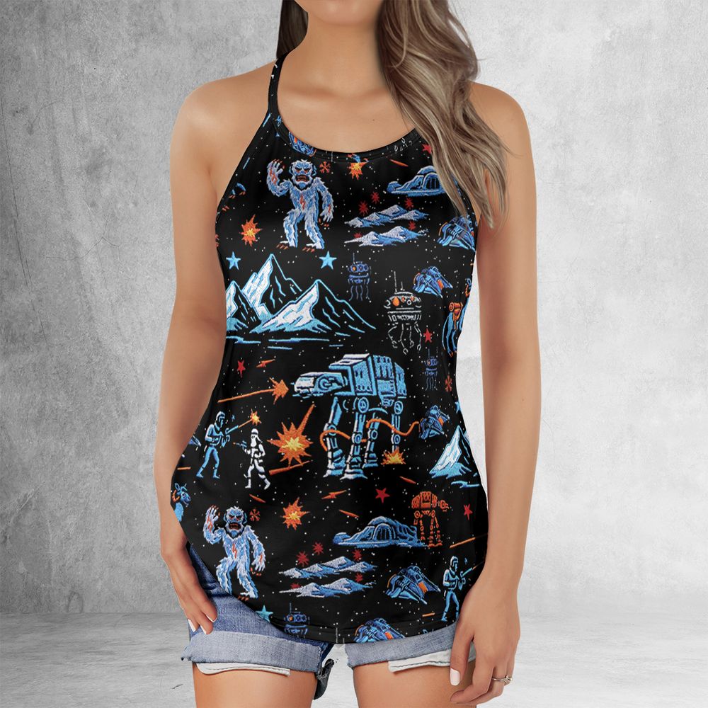 Criss Cross Tank Top - VW2HUYYA -  - 2