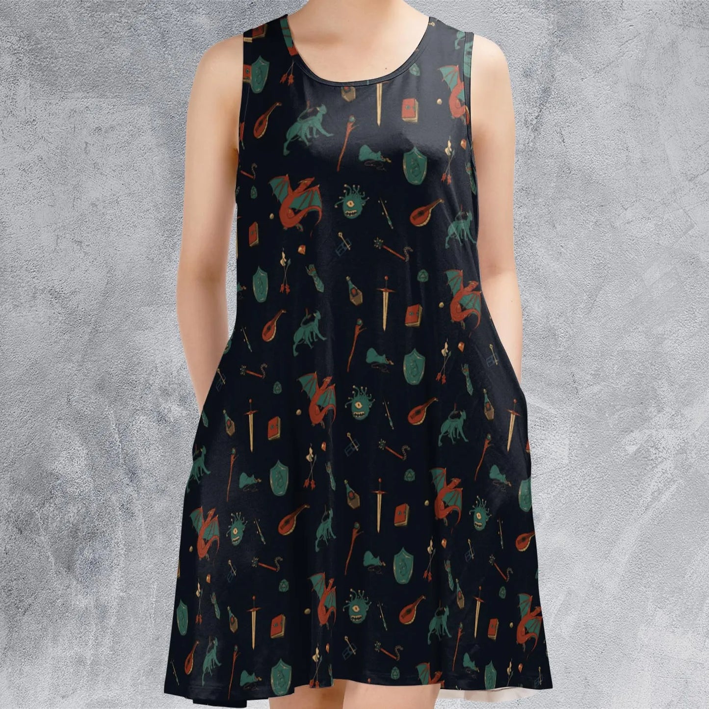 Sleeveless Dress - ETVFADQN