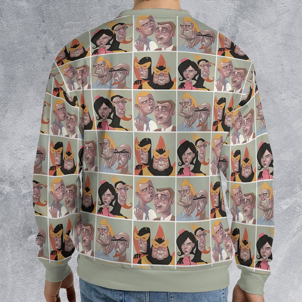 All-over Print Sweatshirt - YGZ73LU7 -  - 2