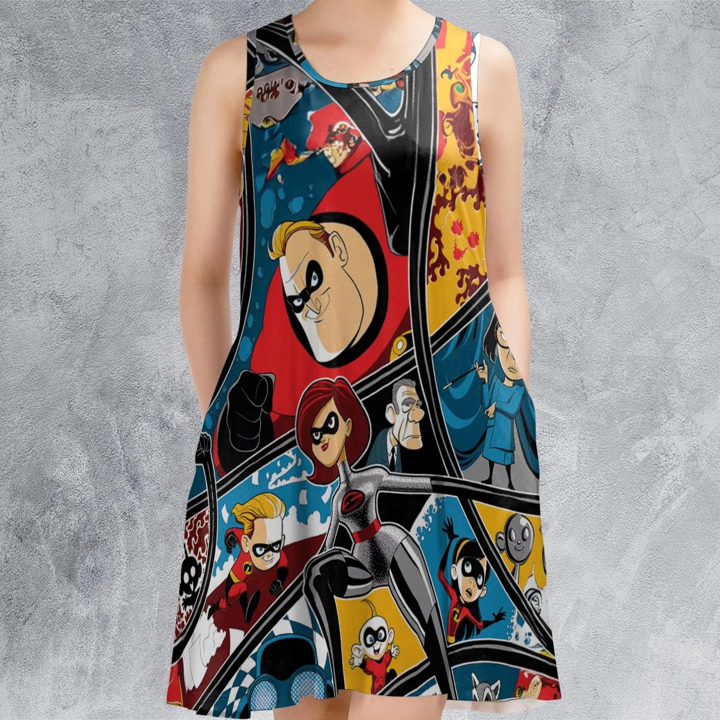 Sleeveless Dress - HMZ3312Q