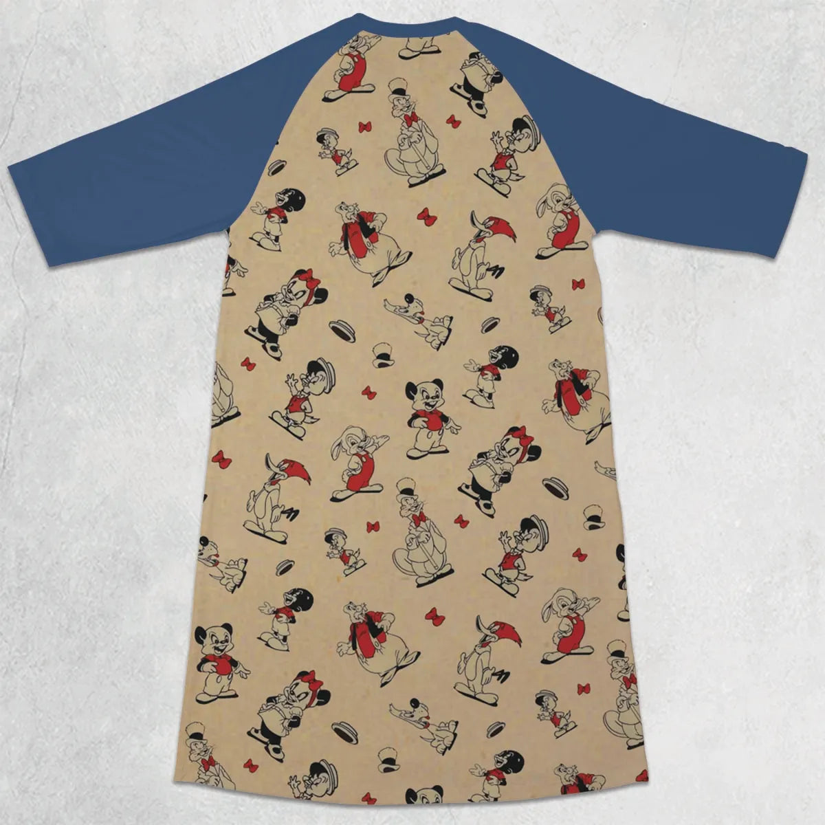 3/4 Sleeve Raglan Dress - ZZ47CRGT