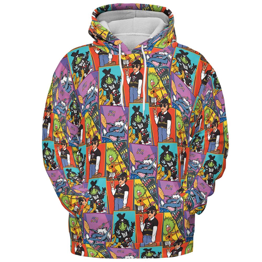 All-over Print Hoodie - B4J17NDK -  - 2