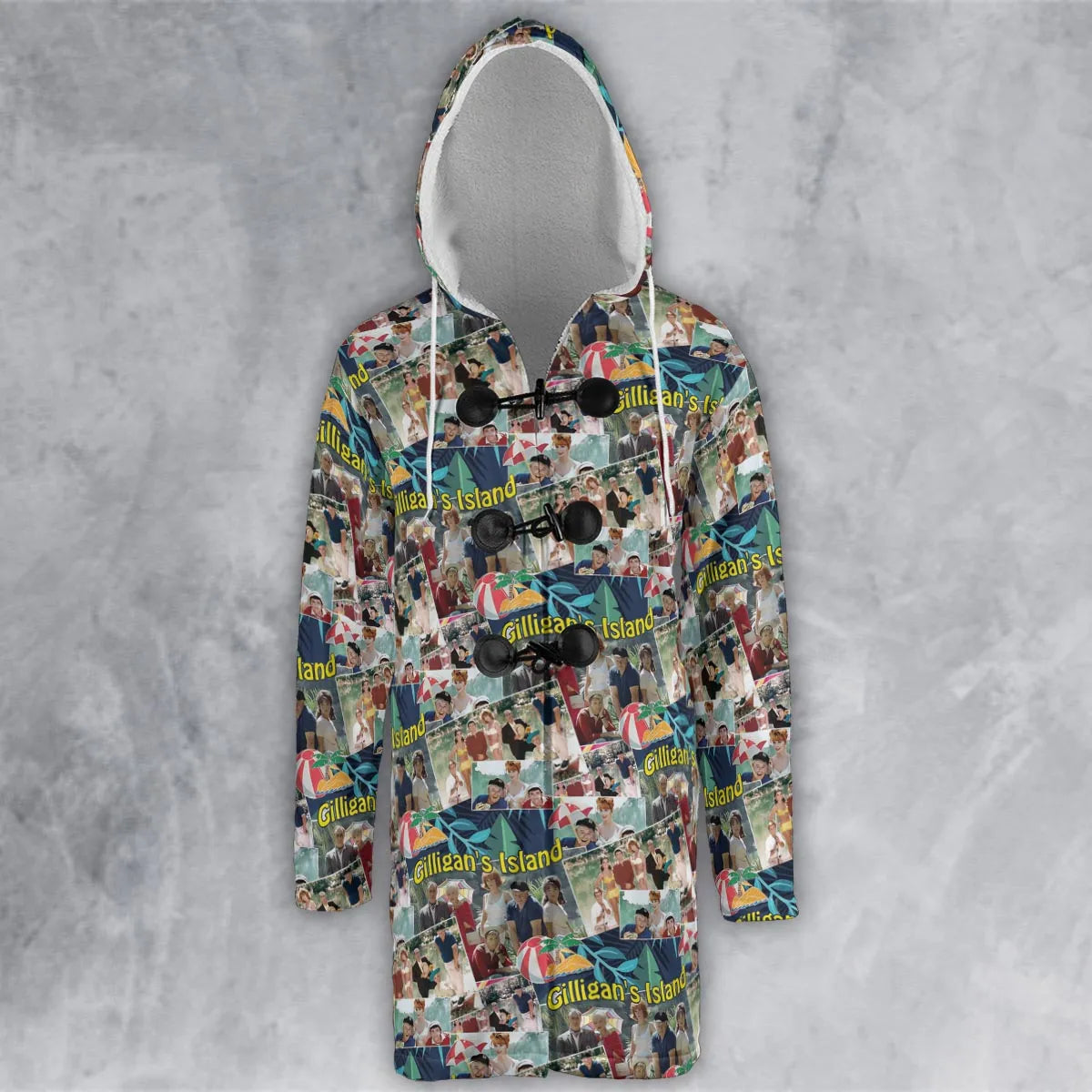 Hooded Cloak Coat - 8WNH8LTD