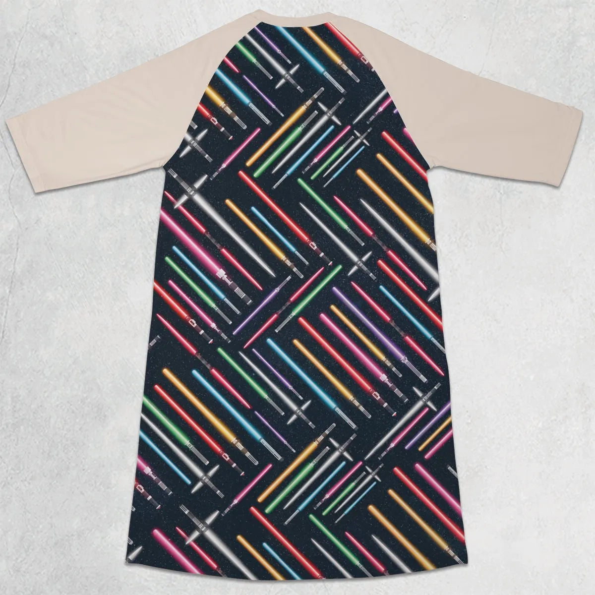 3/4 Sleeve Raglan Dress - WAJ9XVP8