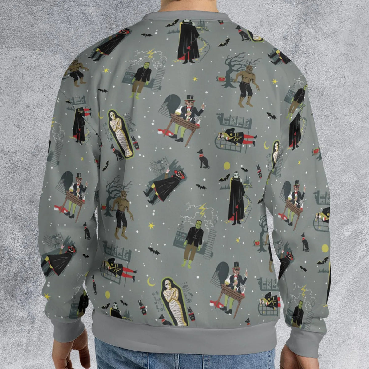 All-over Print Sweatshirt - L5L7ZKS8