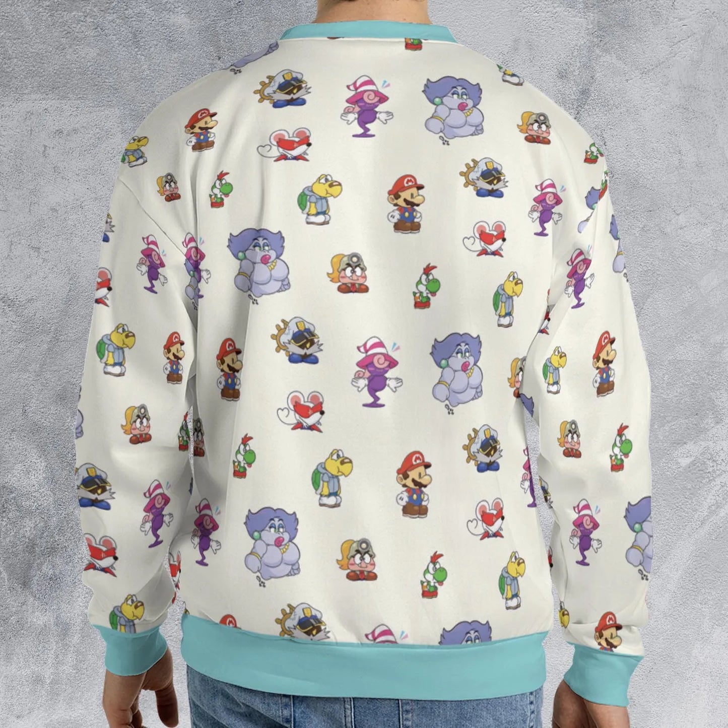 All-over Print Sweatshirt - D2FCDZ7U