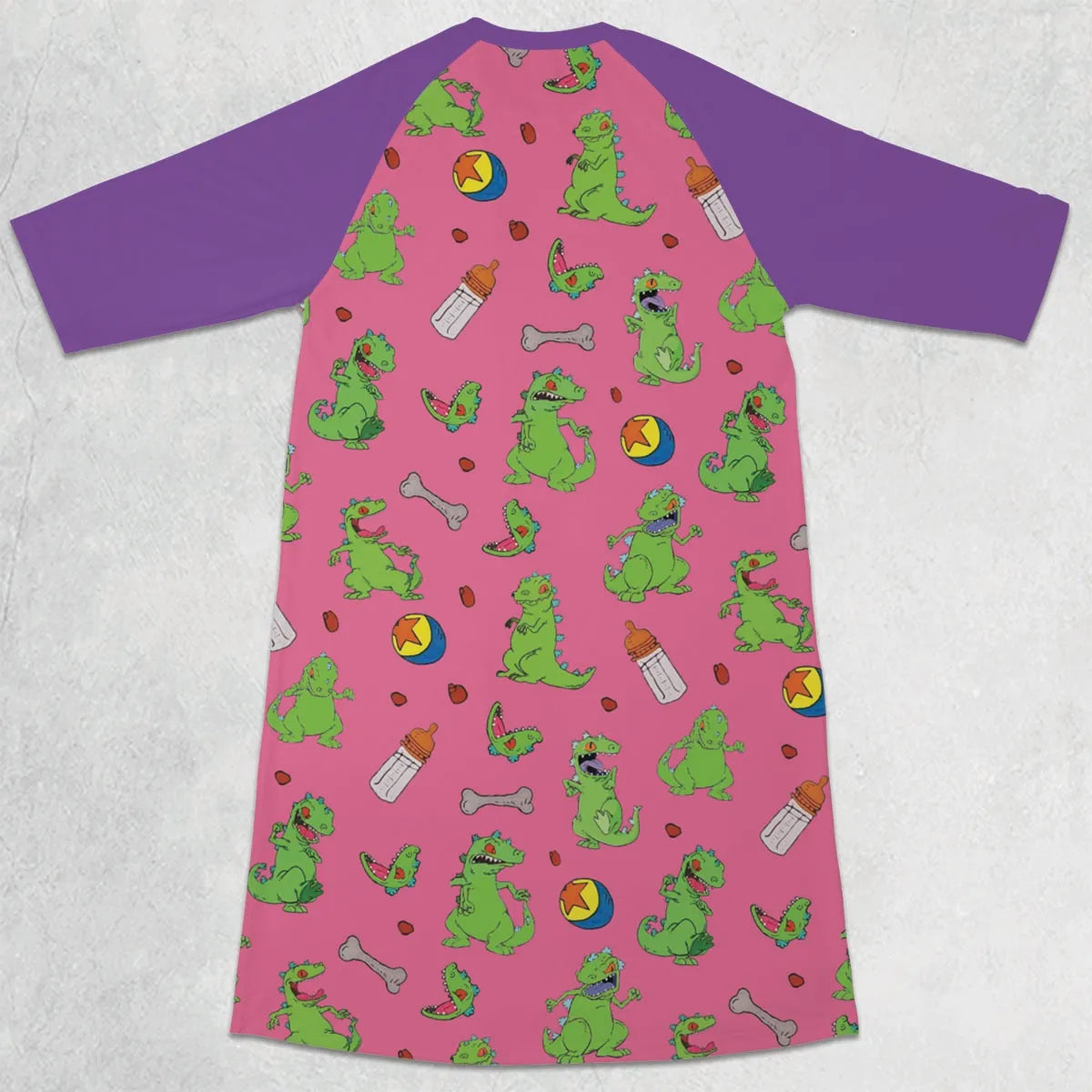 3/4 Sleeve Raglan Dress - EXY1R9YY