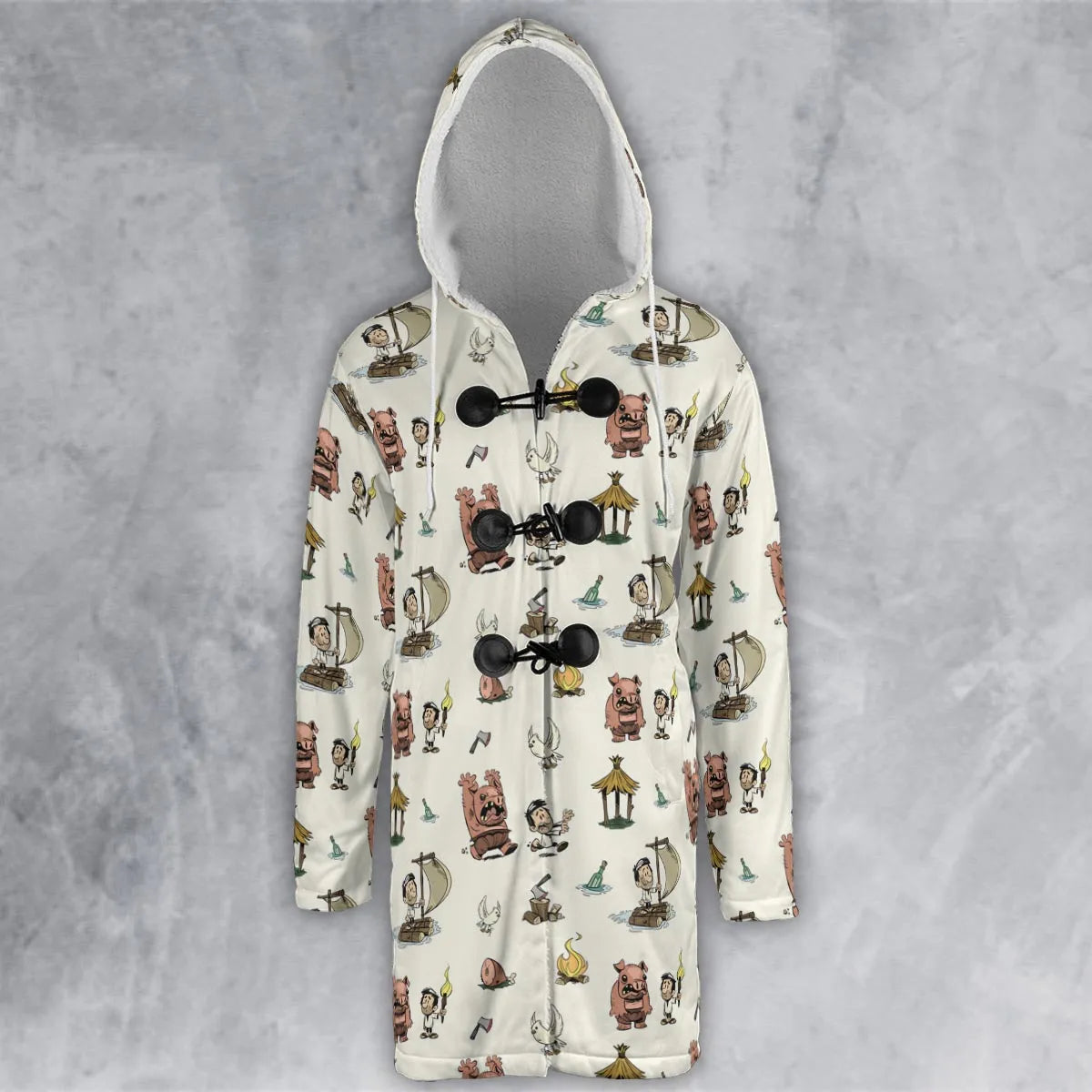 Hooded Cloak Coat - 7JKF3BAQ