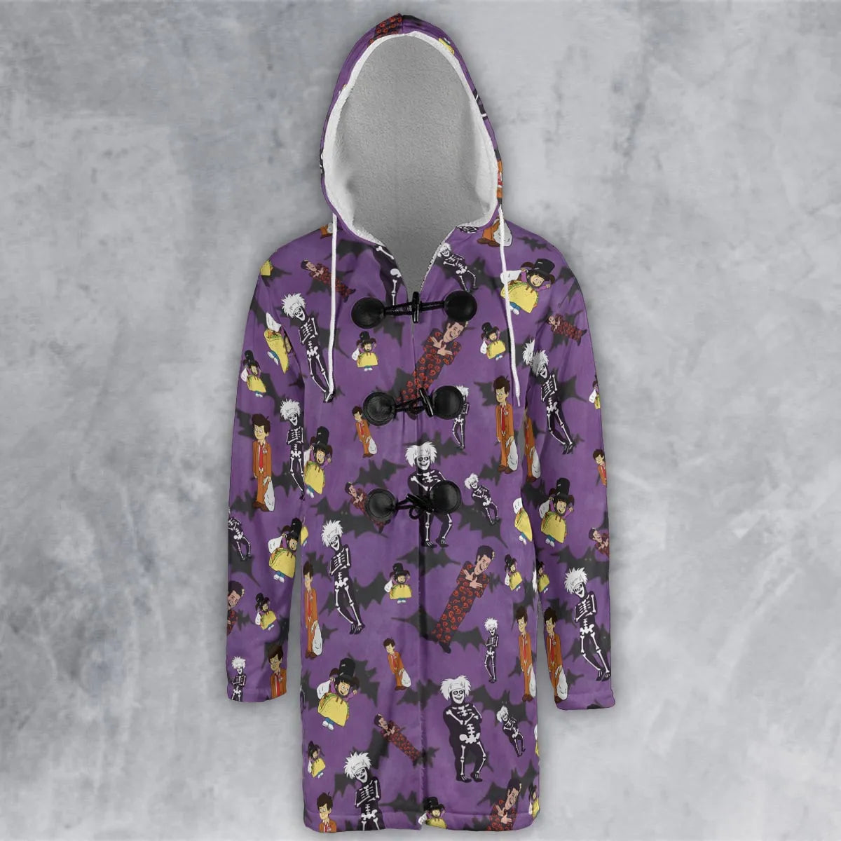 Hooded Cloak Coat - 538CHLF3