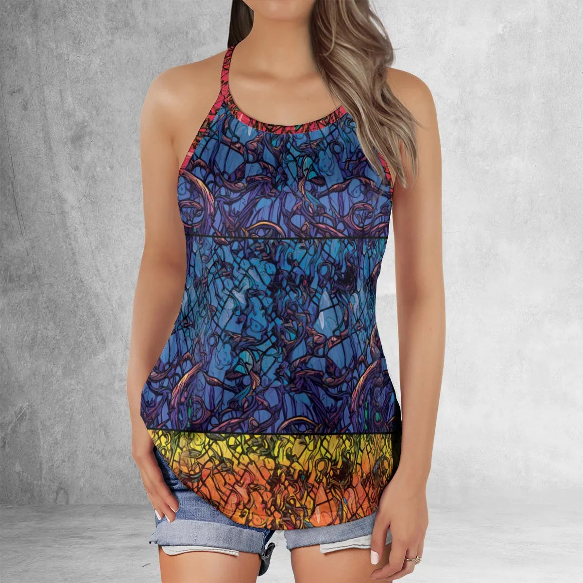 Criss Cross Tank Top - KHVKAC1D