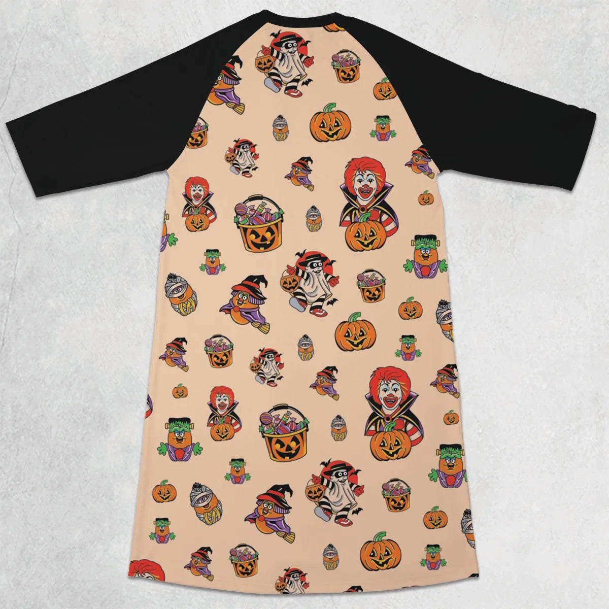 3/4 Sleeve Raglan Dress - 7AY9YN7H