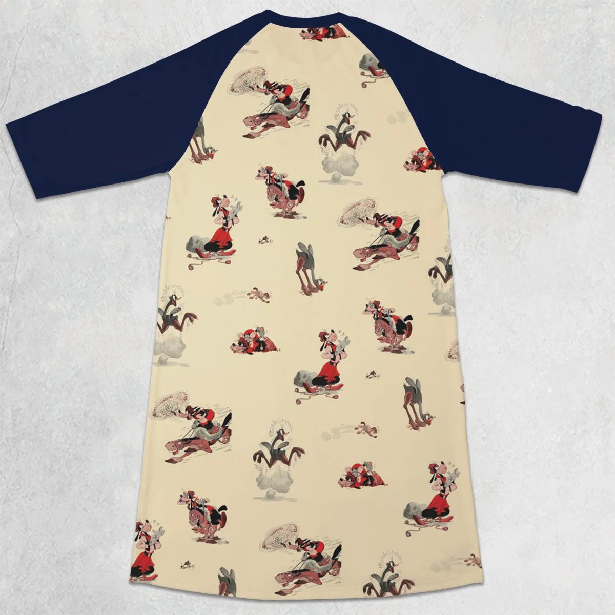 3/4 Sleeve Raglan Dress - W4HQW56P