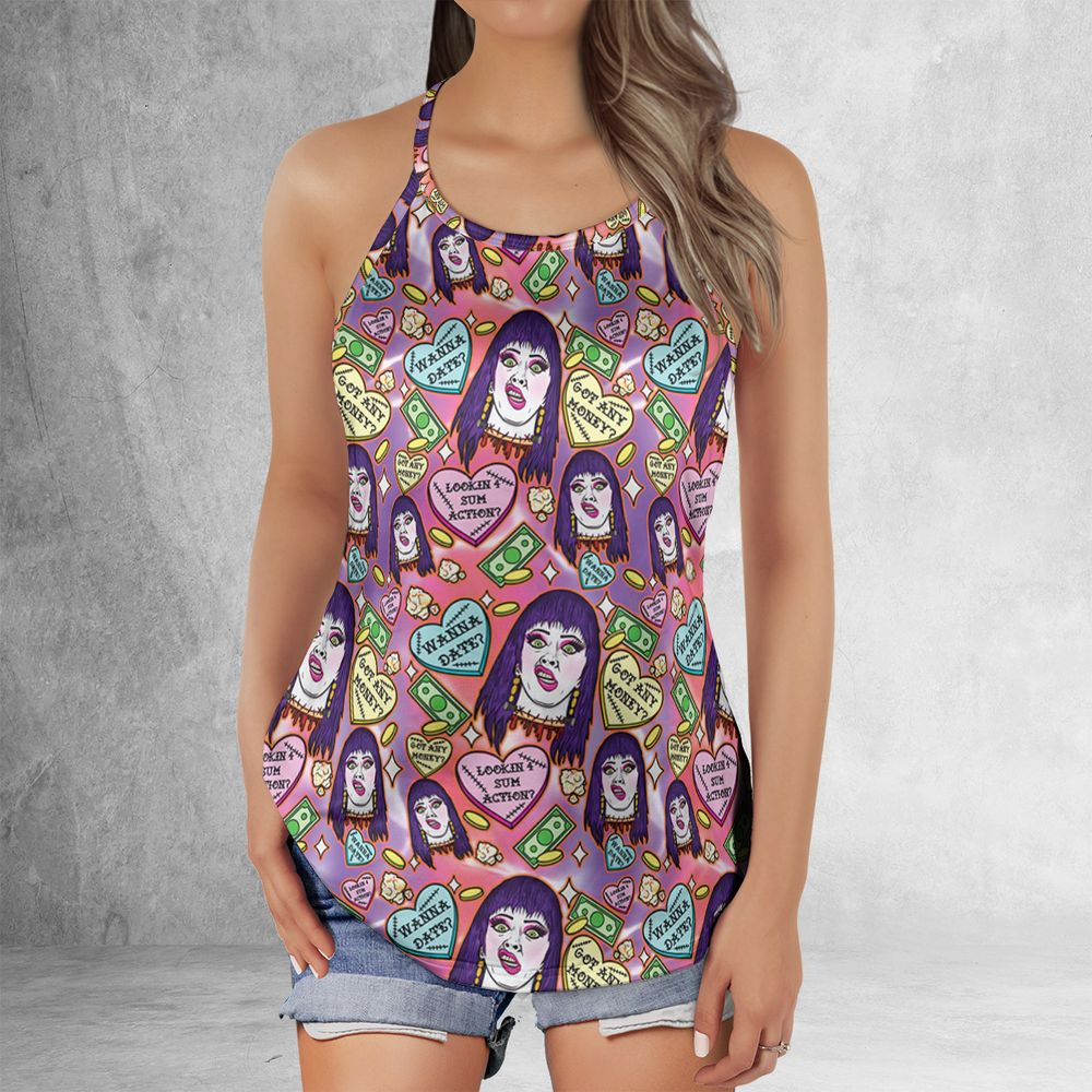 Criss Cross Tank Top - KLVV68BX -  - 2