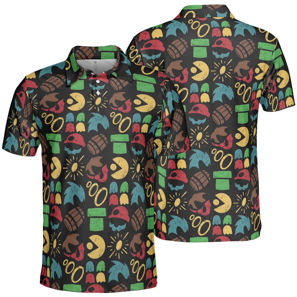 AOP Men/Women Polo Shirt - 5HSAQSYX -  - 2