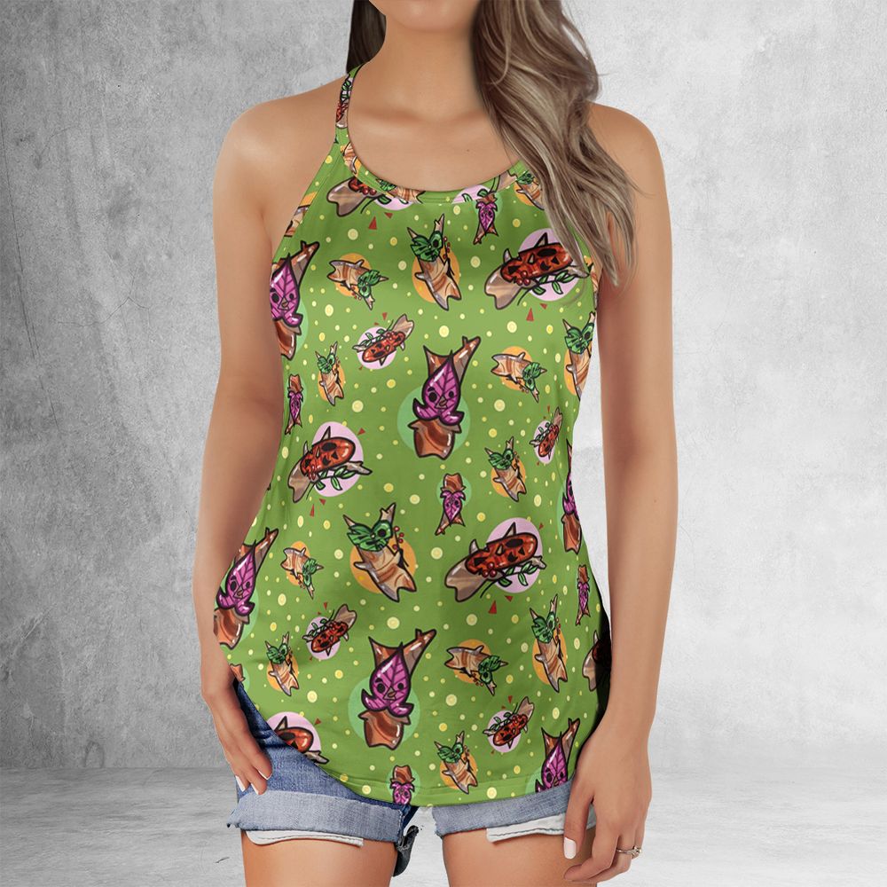 Criss Cross Tank Top - PM2RDBNM -  - 2