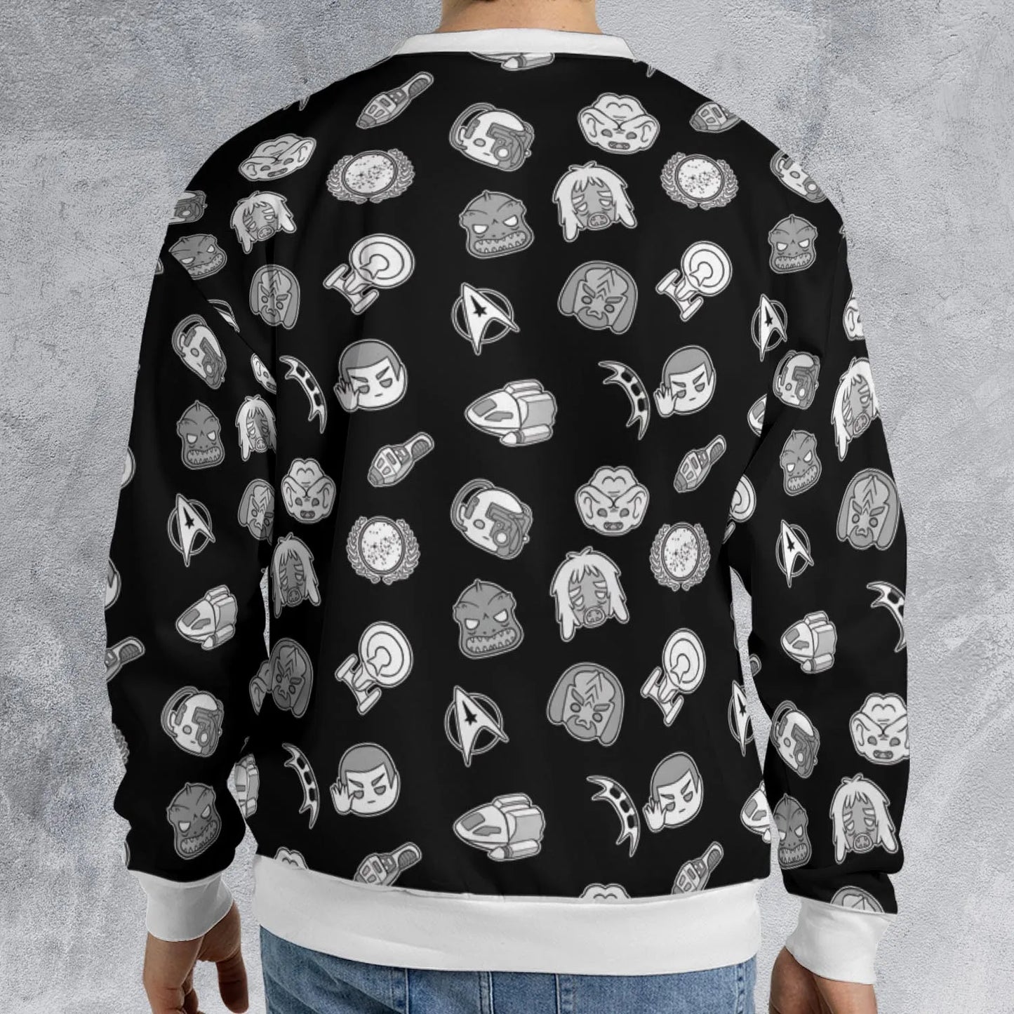 All-over Print Sweatshirt - TVY2GDH2