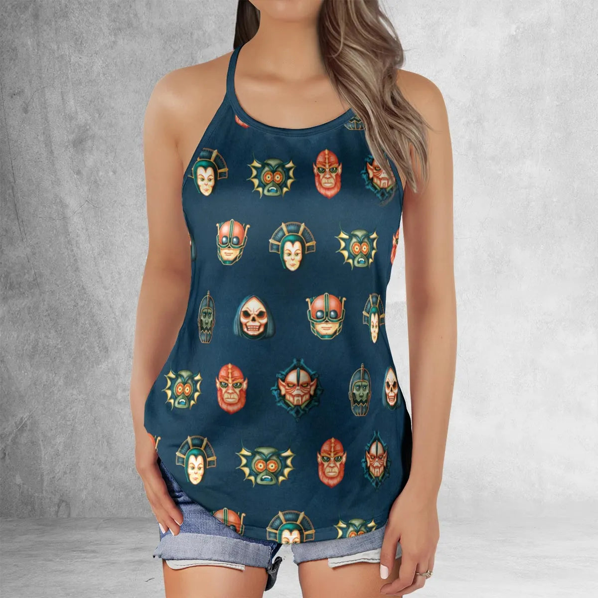Criss Cross Tank Top - VKFZFBKY