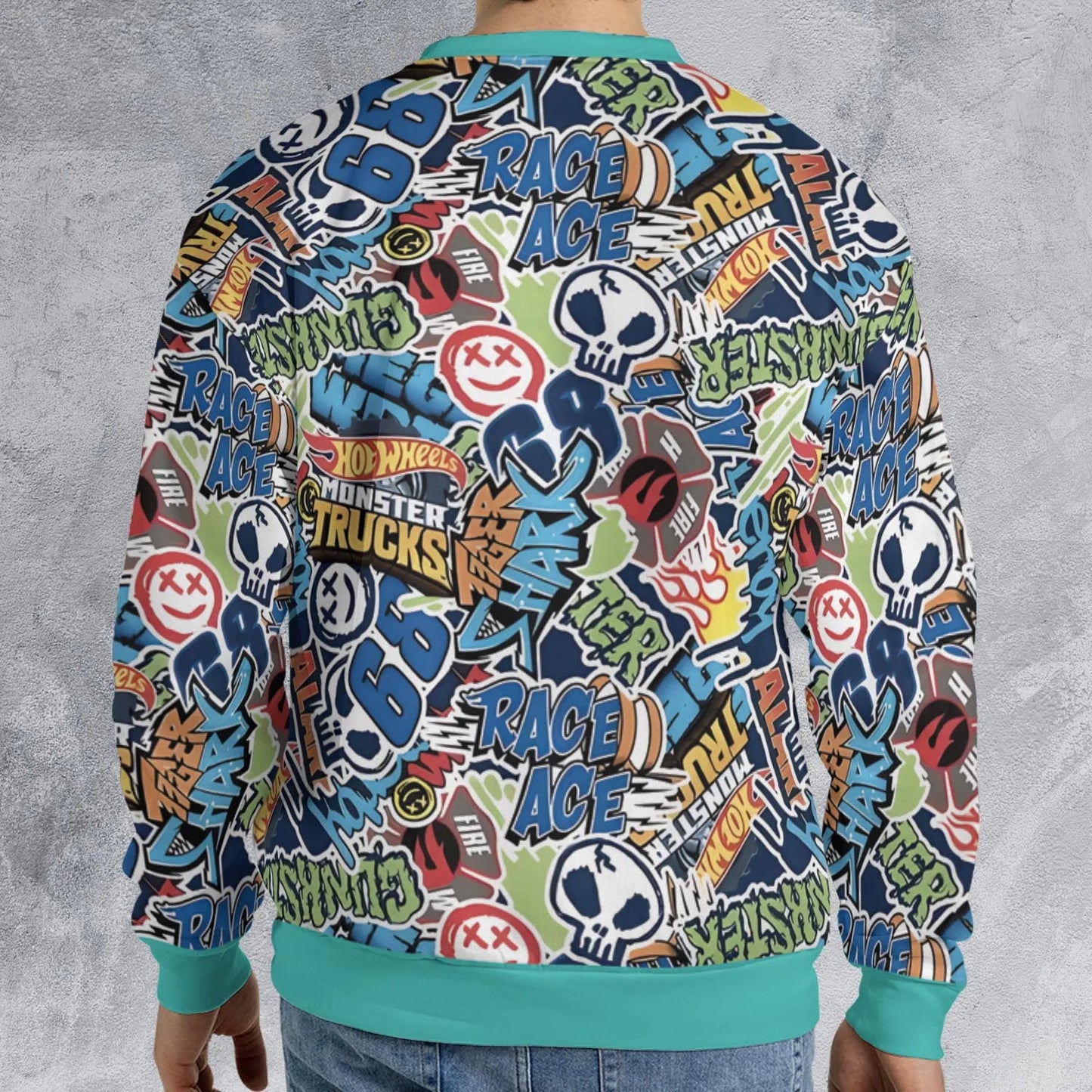 All-over Print Sweatshirt - 6N6JMZNB