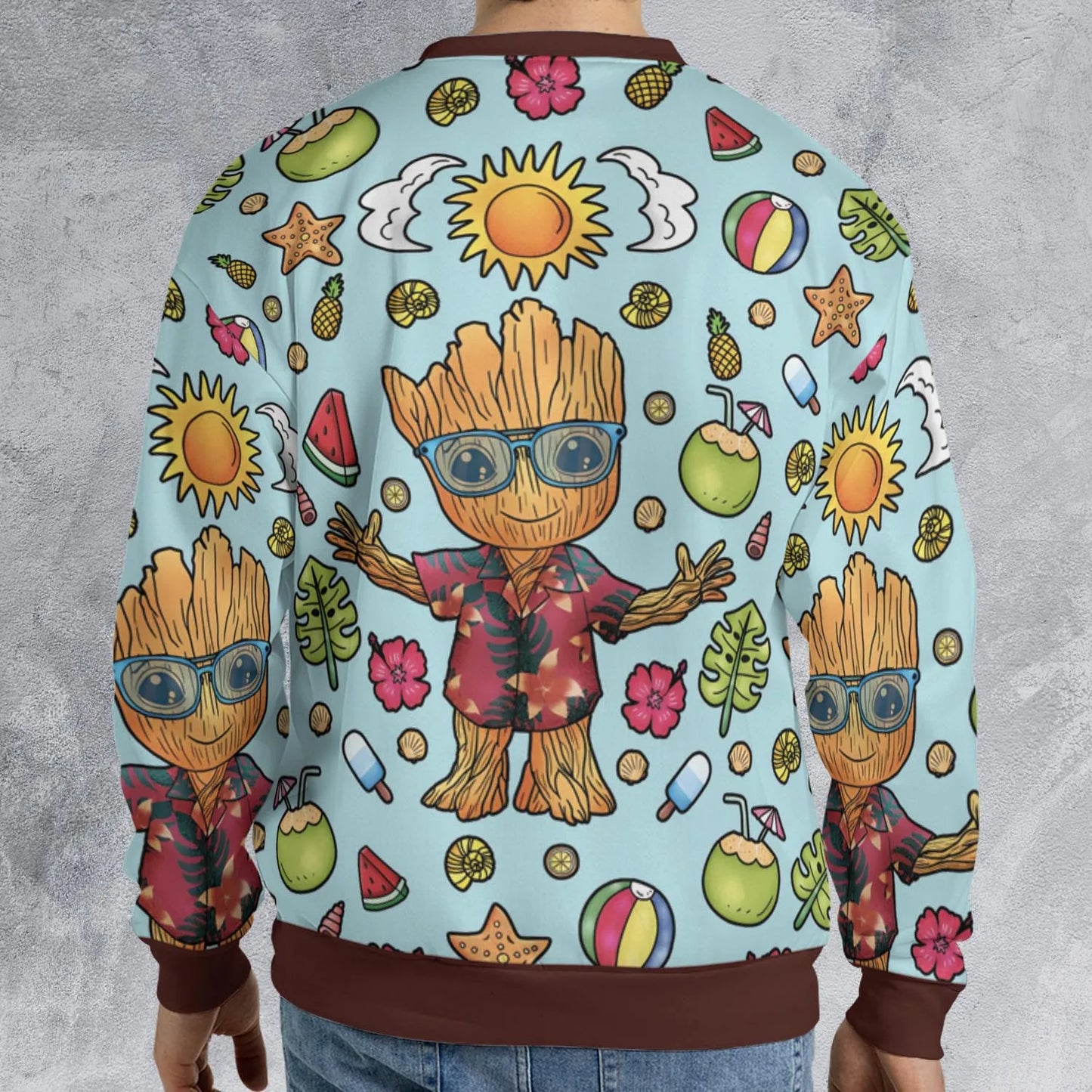 All-over Print Sweatshirt - VAUA6ELN