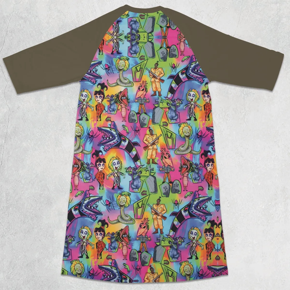 3/4 Sleeve Raglan Dress - ETT27UF3