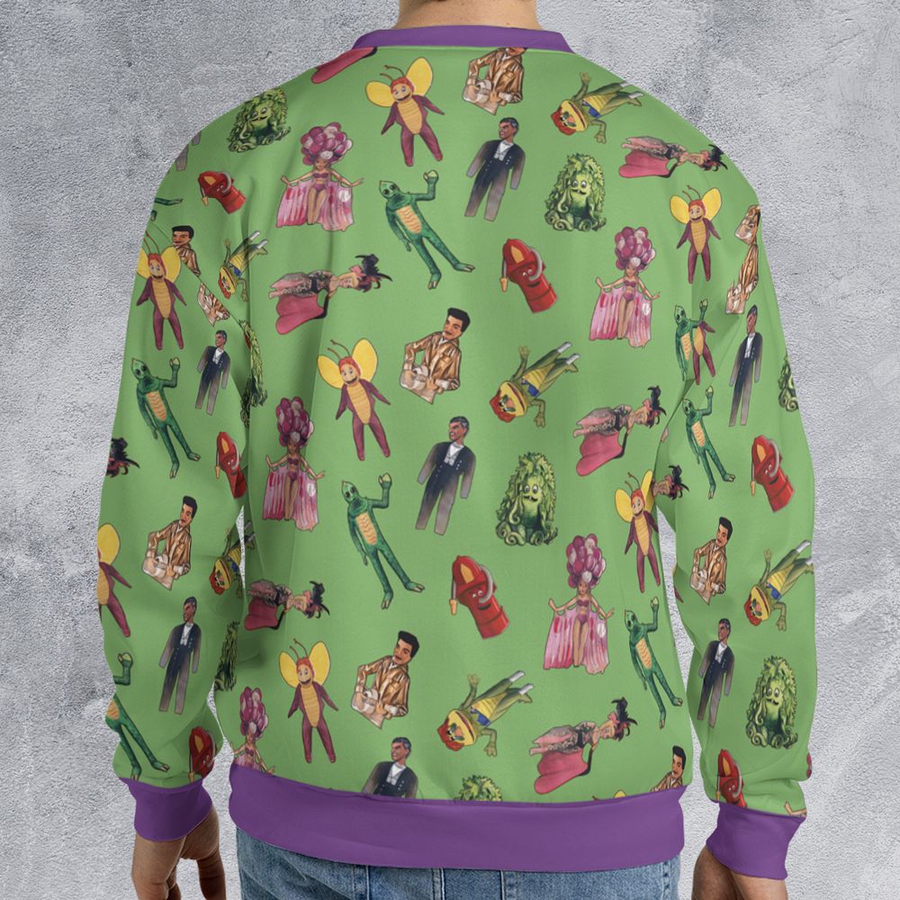 All-over Print Sweatshirt - UWHVKP5M -  - 2