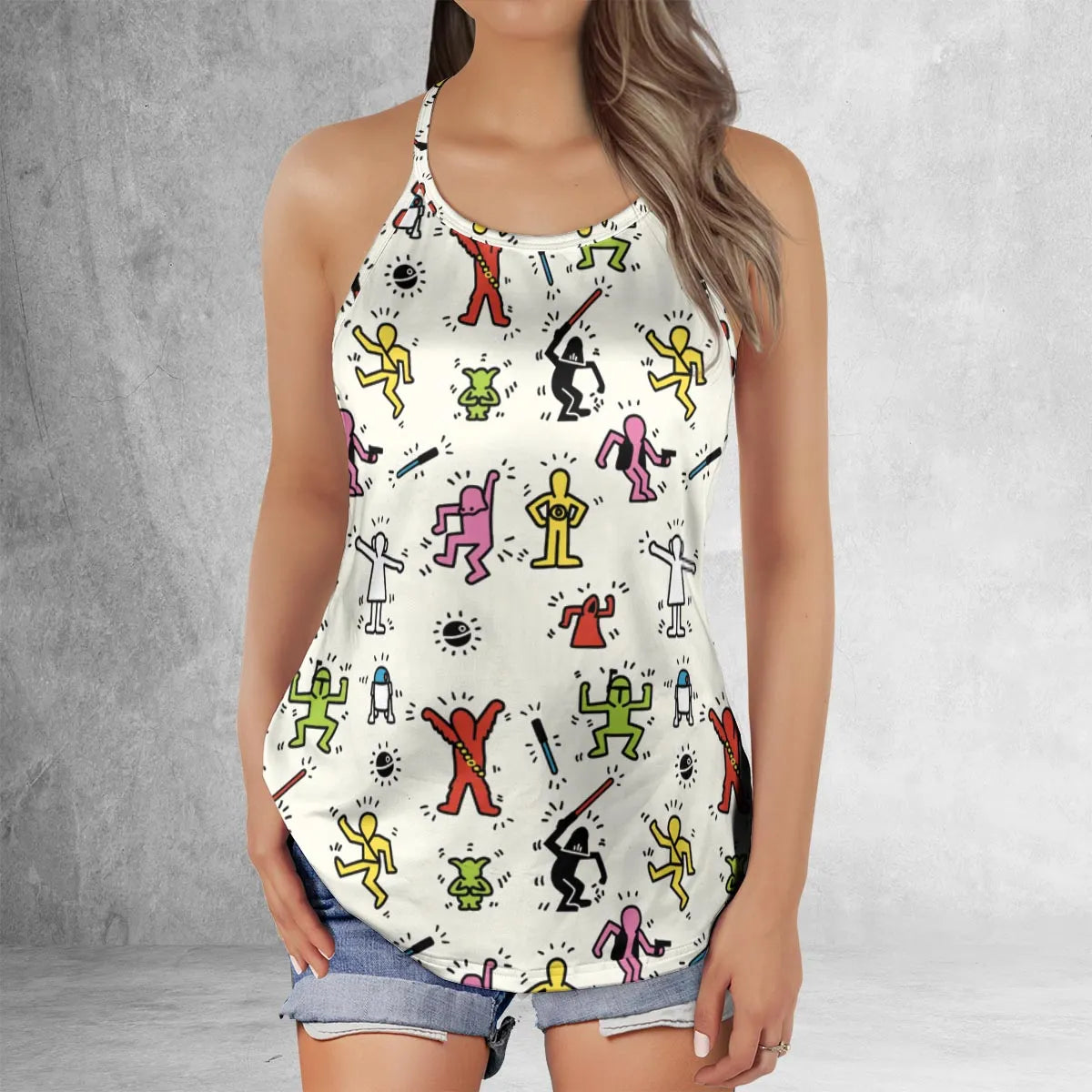 Criss Cross Tank Top - AEBNGATP