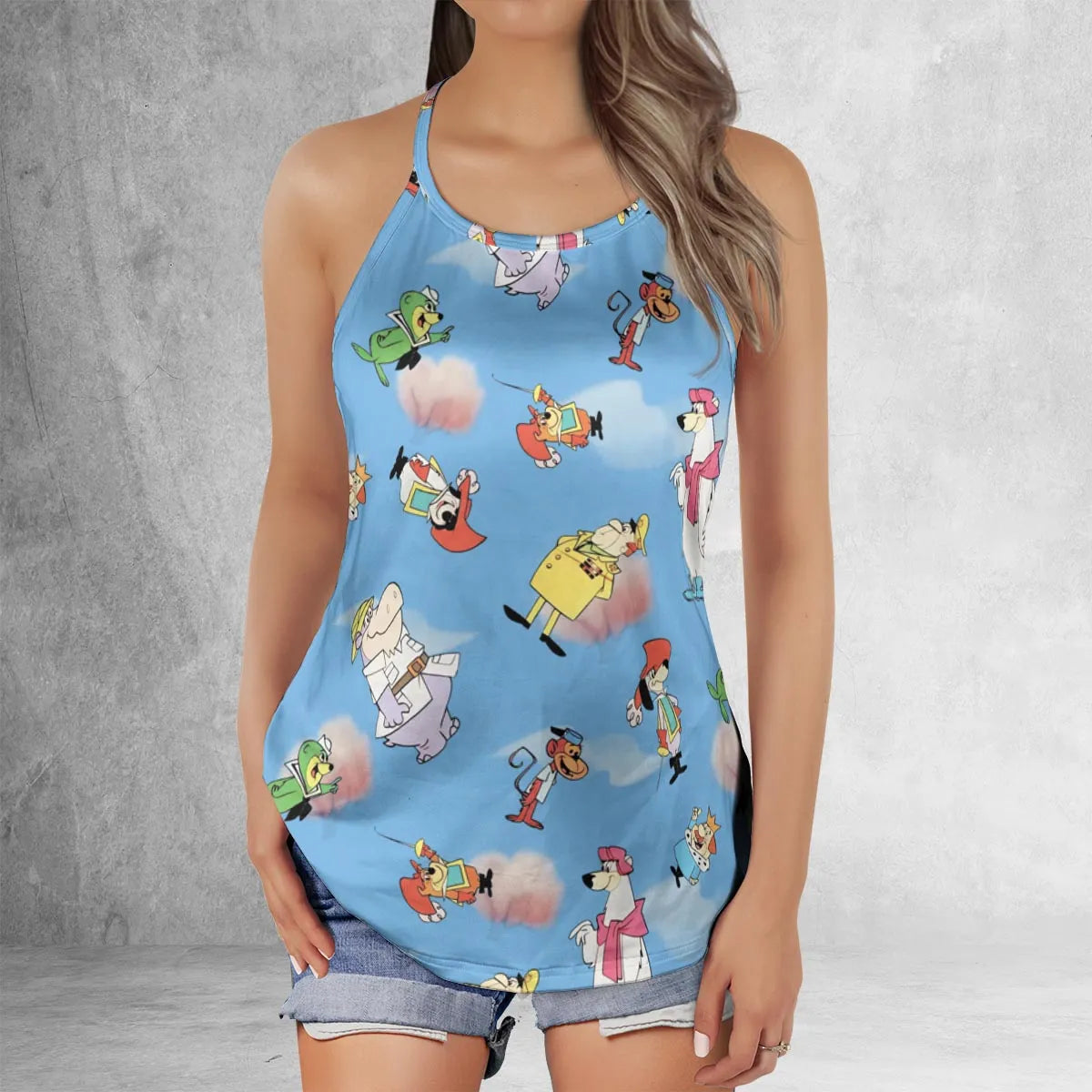 Criss Cross Tank Top - ZHTAJ1F6